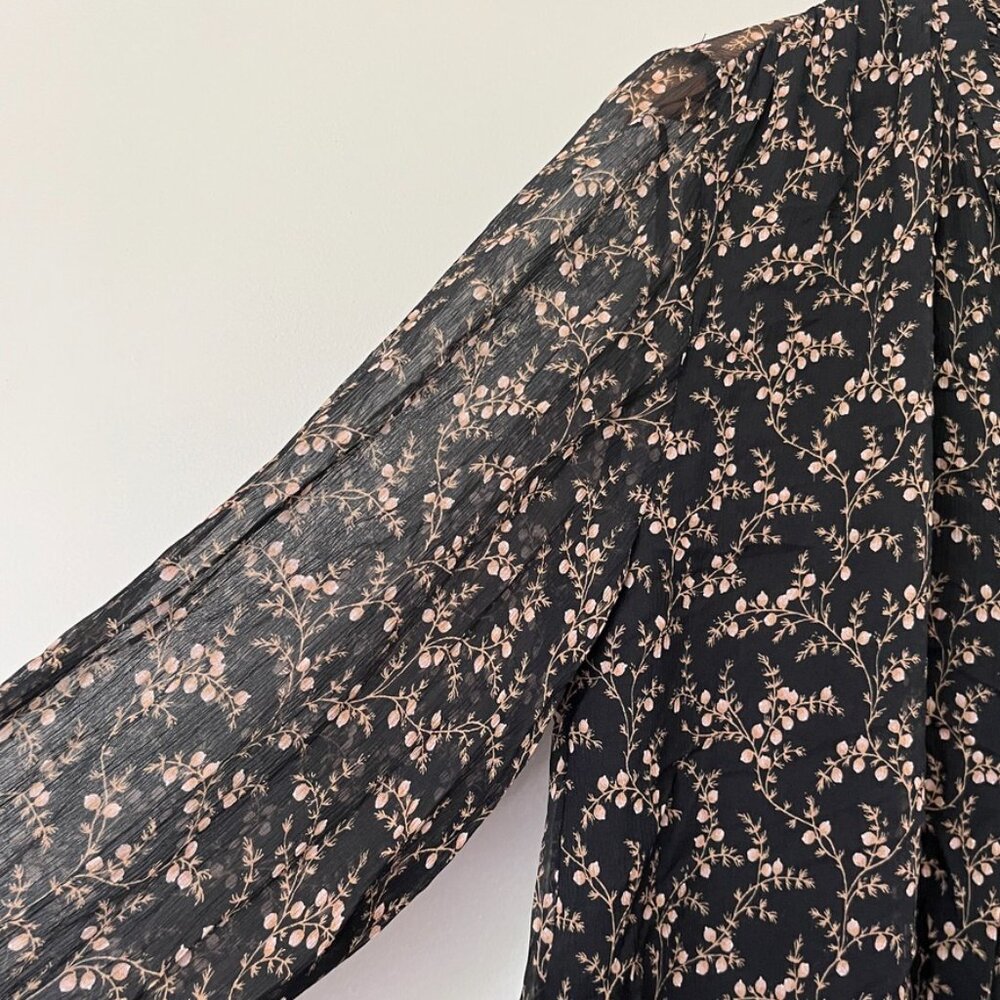 Jonathan Simkhai Blouse Size Medium Button Up Flo… - image 3